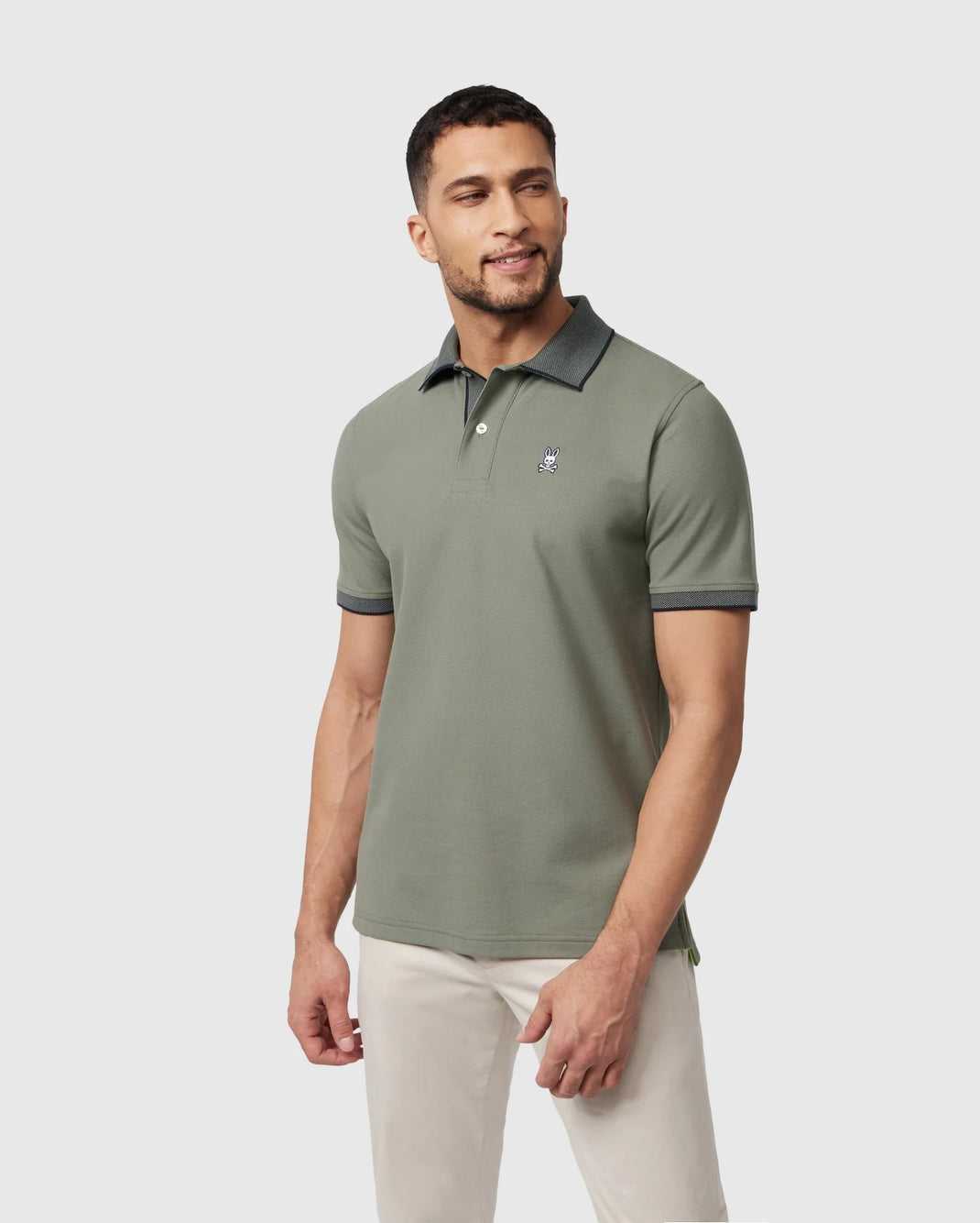 Polos Psycho Bunny Southport Pique Polo Shirt Vert Homme | CHG-73864264